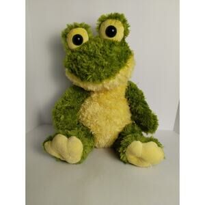 Best Made Toys Frog Plush Stuffed Animal Soft Toy Green and Yellow 16”